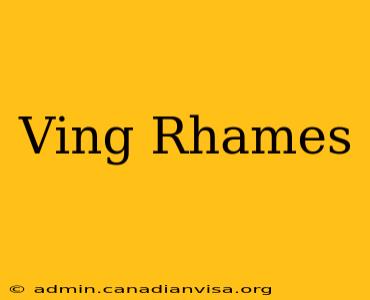 Ving Rhames